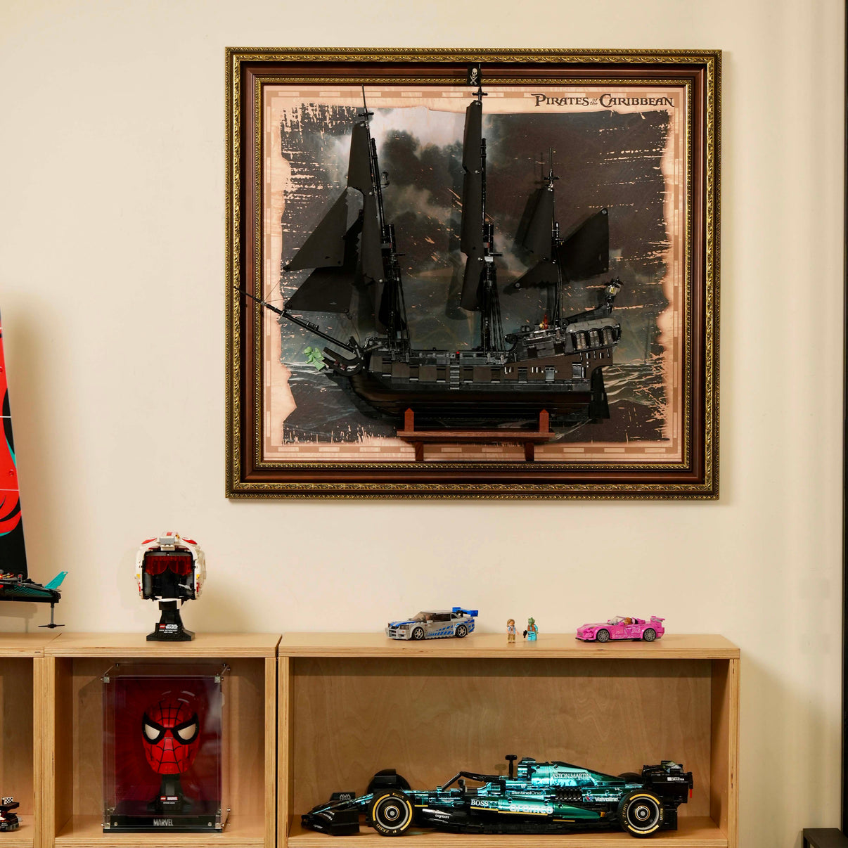 Display Frame for LEGO® ICONS 10365 Captain Jack Sparrow's Pirate Ship - EdgeFollow