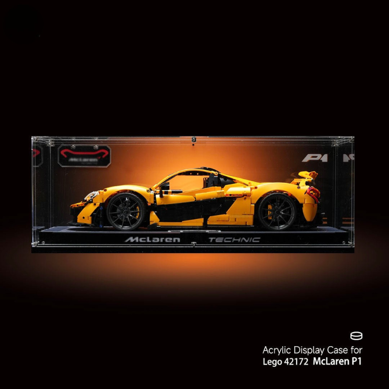 LEGO™ ShowCase for Technic F1 McLaren P1 42172 Ultra-high Translucent Acrylic - EdgeFollow