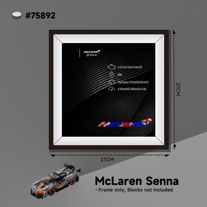 Display case for LEGO® Speed Supercar - EdgeFollow