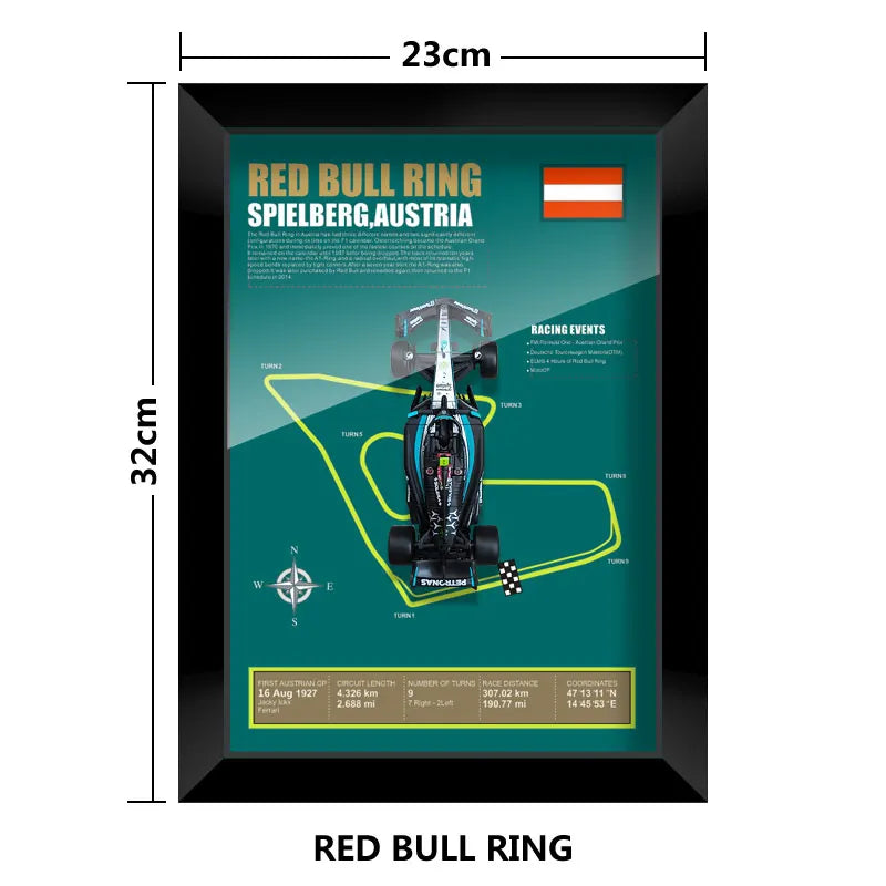 F1 Frame - Mercedes Benz W15 - Lewis Hamilton | Various Tracks | Formula 1 gift (With Car) - EdgeFollow