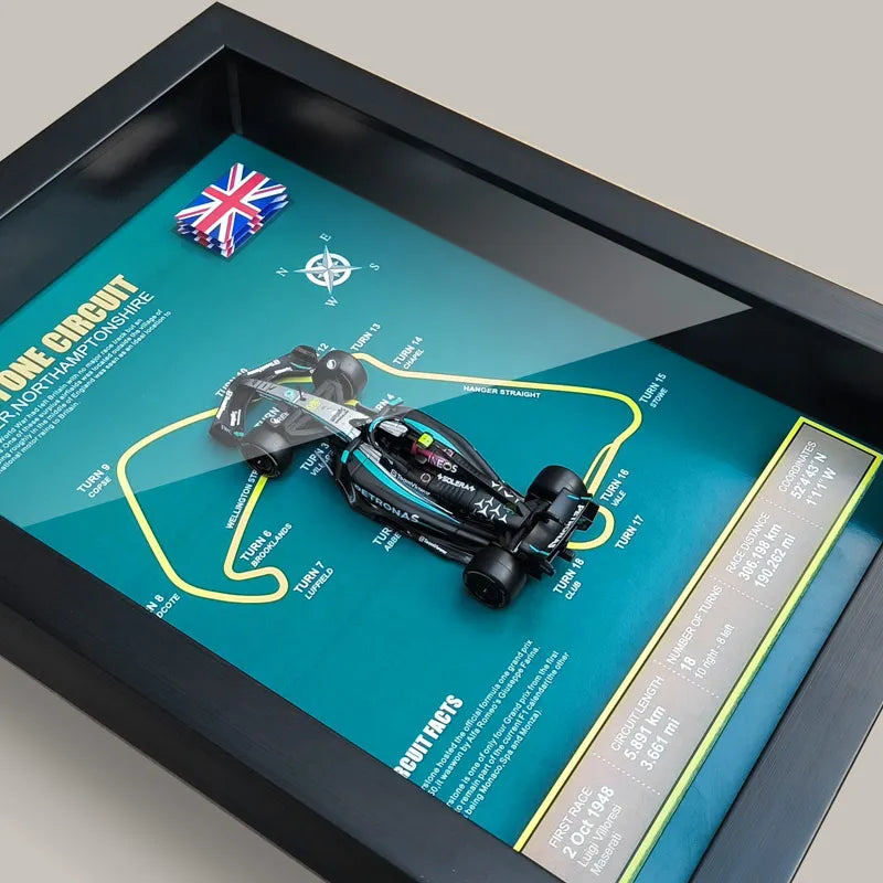 F1 Frame - Mercedes Benz W15 - Lewis Hamilton | Various Tracks | Formula 1 gift (With Car) - EdgeFollow