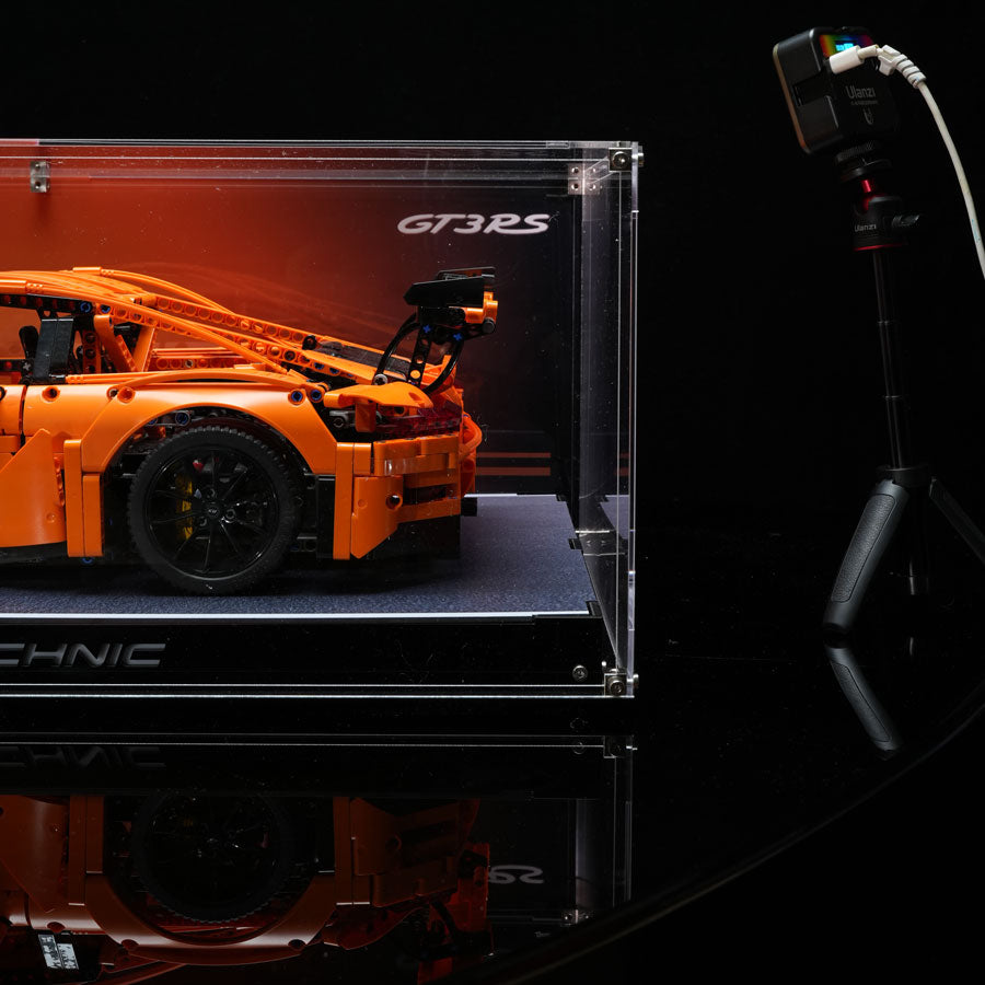 LEGO™ ShowCase for Technic F1 Porsche 911 GT3 42056 Ultra-high Translucent Acrylic - EdgeFollow