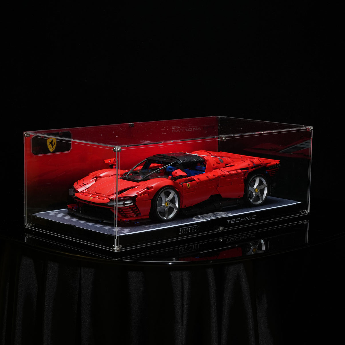LEGO™ ShowCase for Technic F1 Ferrari Daytona SP3 42143 Ultra-high Translucent Acrylic - EdgeFollow