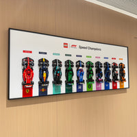 LEGO™ F1 Speed Champions 10-Race Car Display Frame – Team Edition