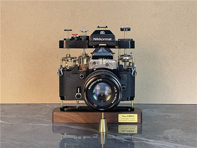 Disassembled Film Camera | Vintage Camera | Mechanical Film Camera | Camera Teardown | Camera Art Decor | Photographer Gifts - EdgeFollow