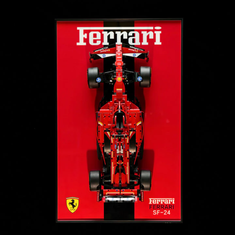 Car Display Frame For LEGO® TECHNIC™ Ferrari F1 SF24 42207 - EdgeFollow