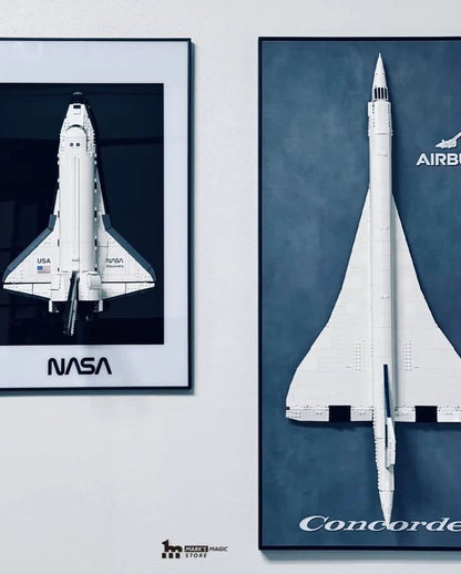 LED Wall  Display Frame for LEGO® NASA Space Shuttle Discovery 10283 Showcase - EdgeFollow