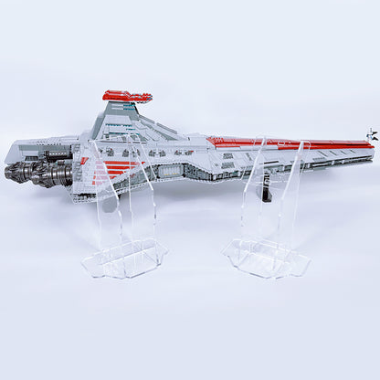 Acrylic Display Case & Stand for Lego 75367 Republic. Venator Class Attack Cruiser