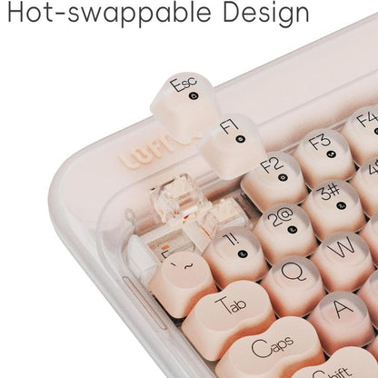 LOFREE DOT Foundation Mechanical 75% Rechargeable Hot-swappable Keyboard Girl Gift - EdgeFollow