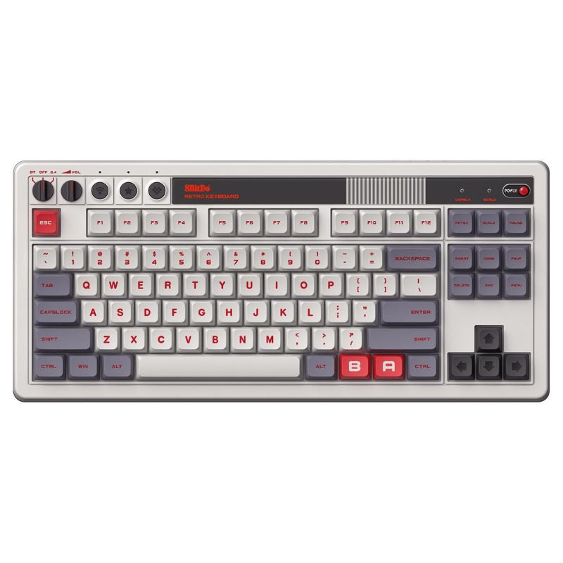 8BitDo Retro Mechanical Keyboard with 87 Keys Dual Super Programmable Buttons Gaming Setup Boy Gift - EdgeFollow