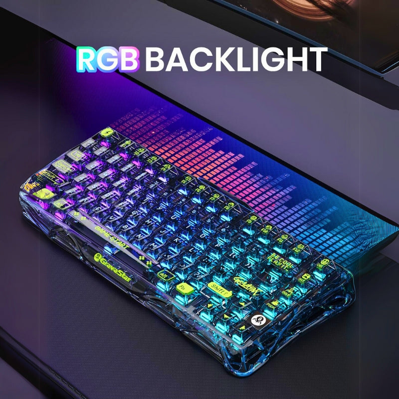 GravaStar Mercury K1 Lite 75% Wireless Mechanical Gaming Keyboard Gasket Hot Swappable Boy Gift - EdgeFollow