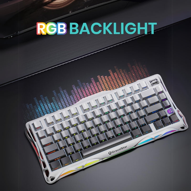 GravaStar K1 75% Wireless Mechanical Gaming Keyboard Boy & Girl Gift - EdgeFollow