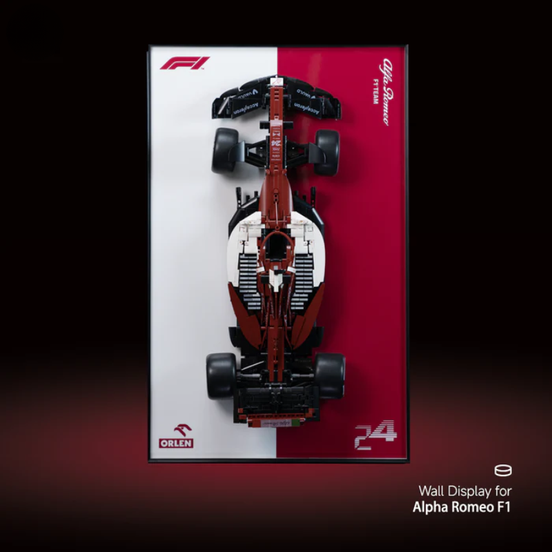 Car Display frame for CaDA Alfa Romeo Formula 1 C64005W MOC Technical Car - EdgeFollow