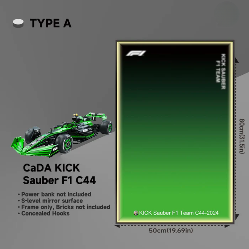 Car Display Wall Frame for CaDA KICK Sauber F1 C44 - EdgeFollow