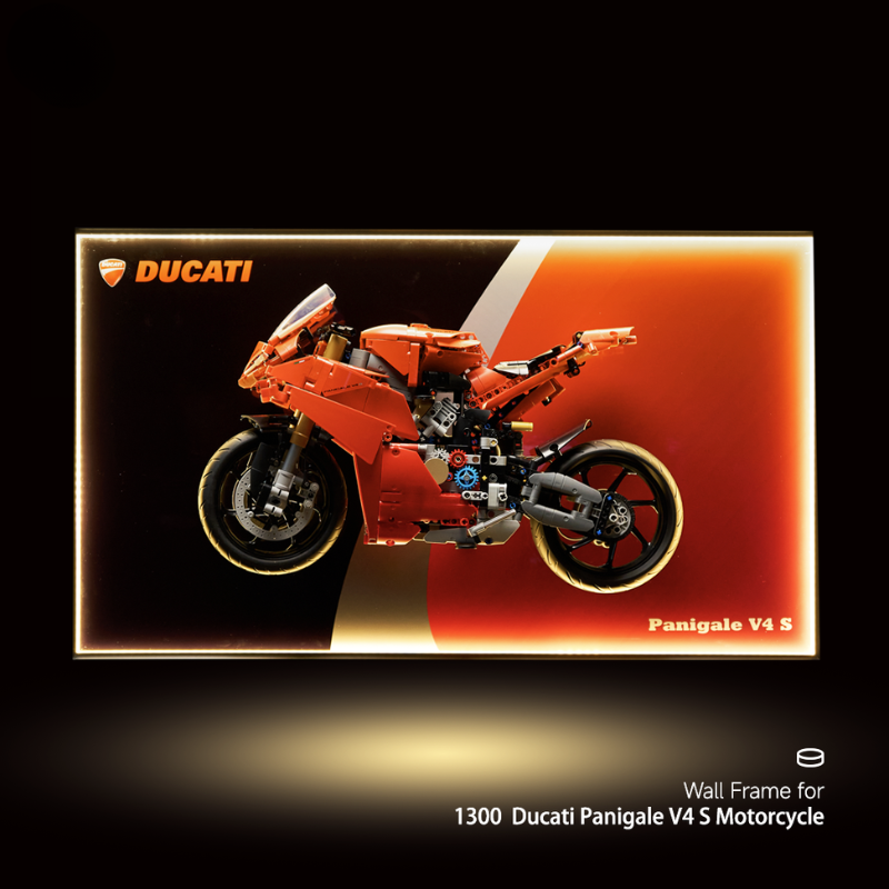 Display Frame for LEGO® TECHNIC™ Ducati Panigale V4 S 42202 - EdgeFollow