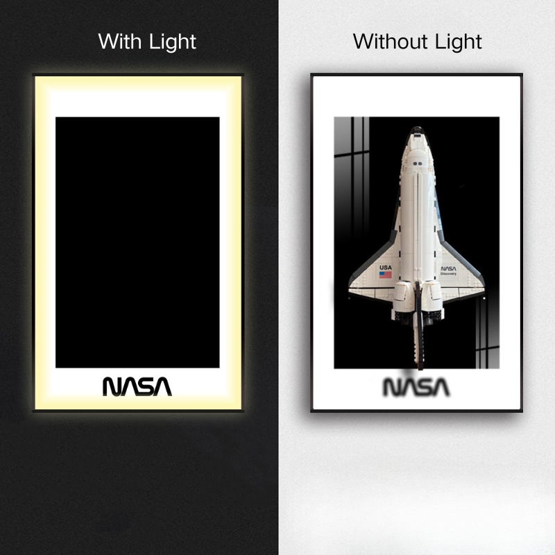 LED Wall  Display Frame for LEGO® NASA Space Shuttle Discovery 10283 Showcase - EdgeFollow