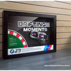 BMW Le Mans Drift Car Model – LED Light-Up 3D Frame Wall Art | Racing Collectible