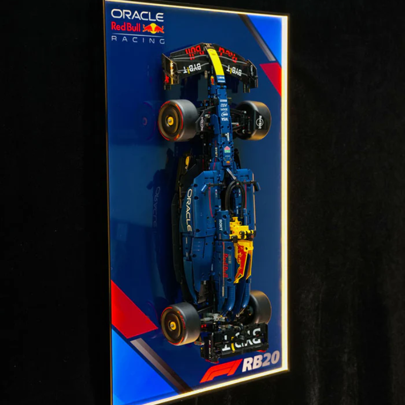 Car Display Frame For LEGO® TECHNIC™ Oracle Red Bull Racing RB20 F1 Car 42206 - EdgeFollow