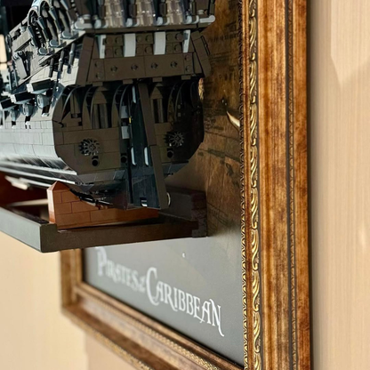 Display Frame for LEGO® ICONS 10365 Captain Jack Sparrow's Pirate Ship