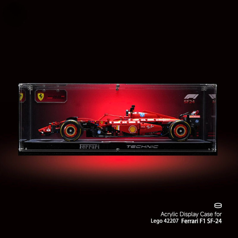 LEGO™ ShowCase for Technic Ferrari F1 SF-24 42207 Ultra-high Translucent Acrylic - EdgeFollow