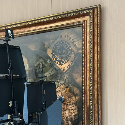 Display Frame for LEGO® ICONS 10365 Captain Jack Sparrow's Pirate Ship