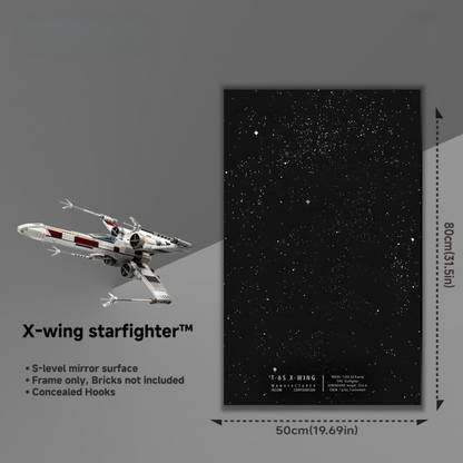 Wall Display Frame for LEGO® 75355 Star Wars™ X-Wing Starfighter™