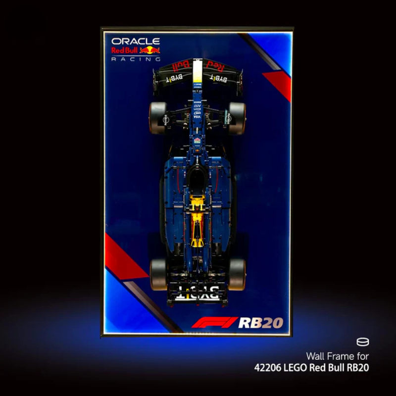 Car Display Frame For LEGO® TECHNIC™ Oracle Red Bull Racing RB20 F1 Car 42206 - EdgeFollow