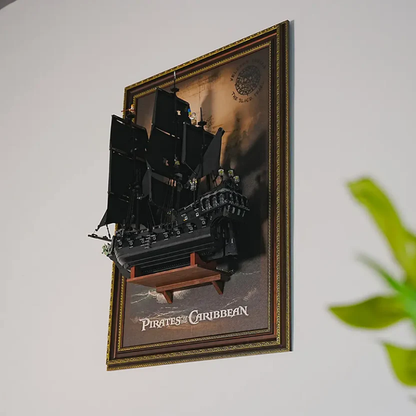 Display Frame for LEGO® ICONS 10365 Captain Jack Sparrow's Pirate Ship