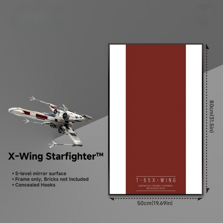 Wall Display Frame for LEGO® 75355 Star Wars™ X-Wing Starfighter™