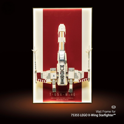 Wall Display Frame for LEGO® 75355 Star Wars™ X-Wing Starfighter™