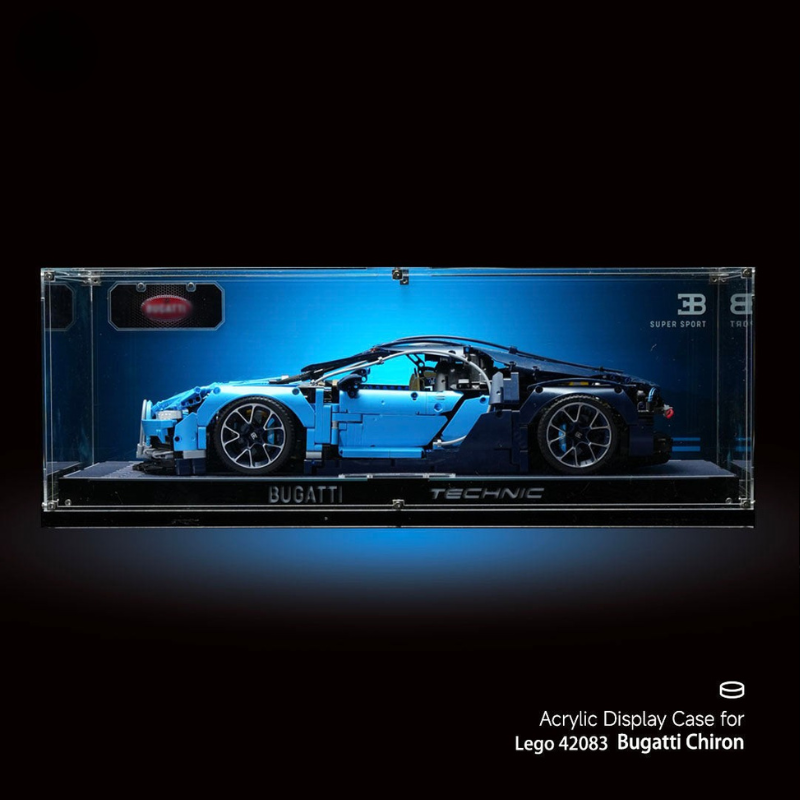 LEGO™ ShowCase for Technic F1 Bugatti Chiron 42083 Ultra-high Translucent Acrylic