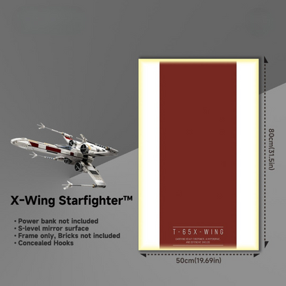 Wall Display Frame for LEGO® 75355 Star Wars™ X-Wing Starfighter™