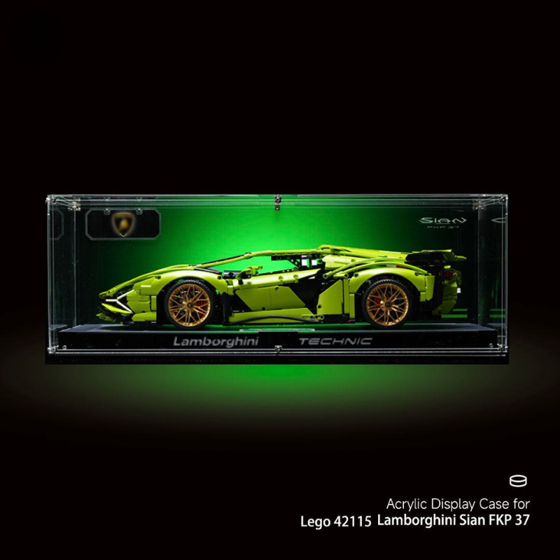 LEGO™ ShowCase for Technic F1 Lamborghini Sian FKP 37 4211 Ultra-high Translucent Acrylic