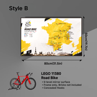 Wall Display Frame For LEGO Icons 11380 Road Bike
