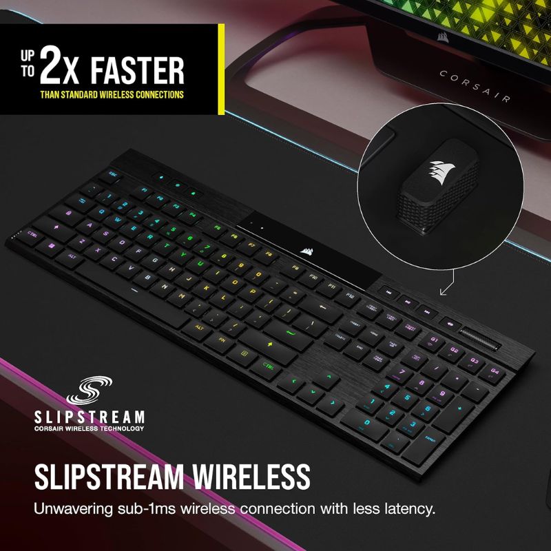 CORSAIR K100 AIR Wireless Mechanical Gaming Keyboard - EdgeFollow