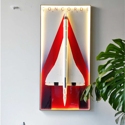 Wall Display Frames for LEGO® ICONS Concorde 10318