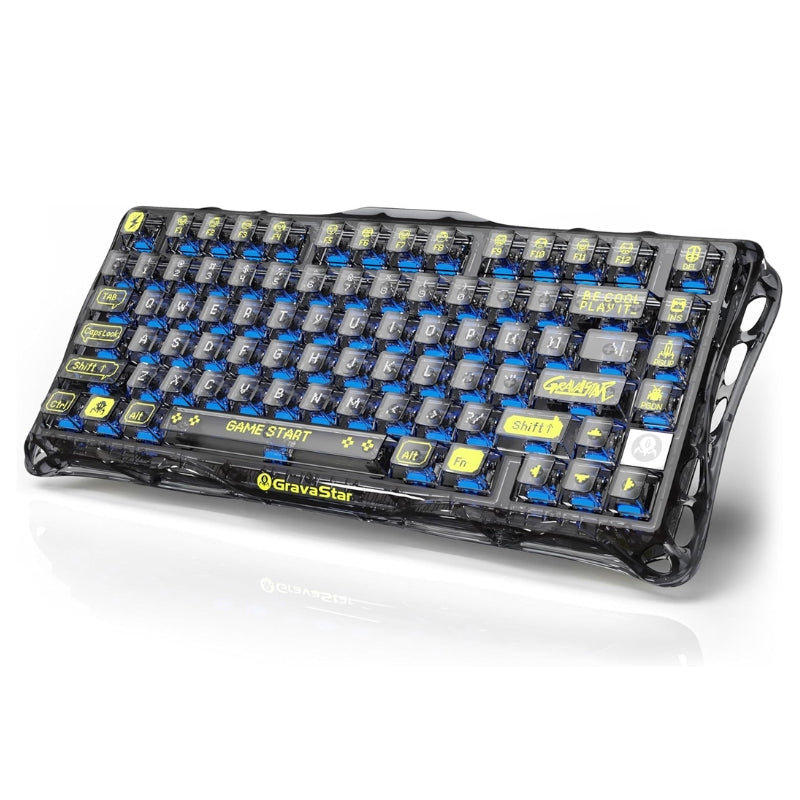 GravaStar Mercury K1 Lite 75% Wireless Mechanical Gaming Keyboard Gasket Hot Swappable Boy Gift - EdgeFollow
