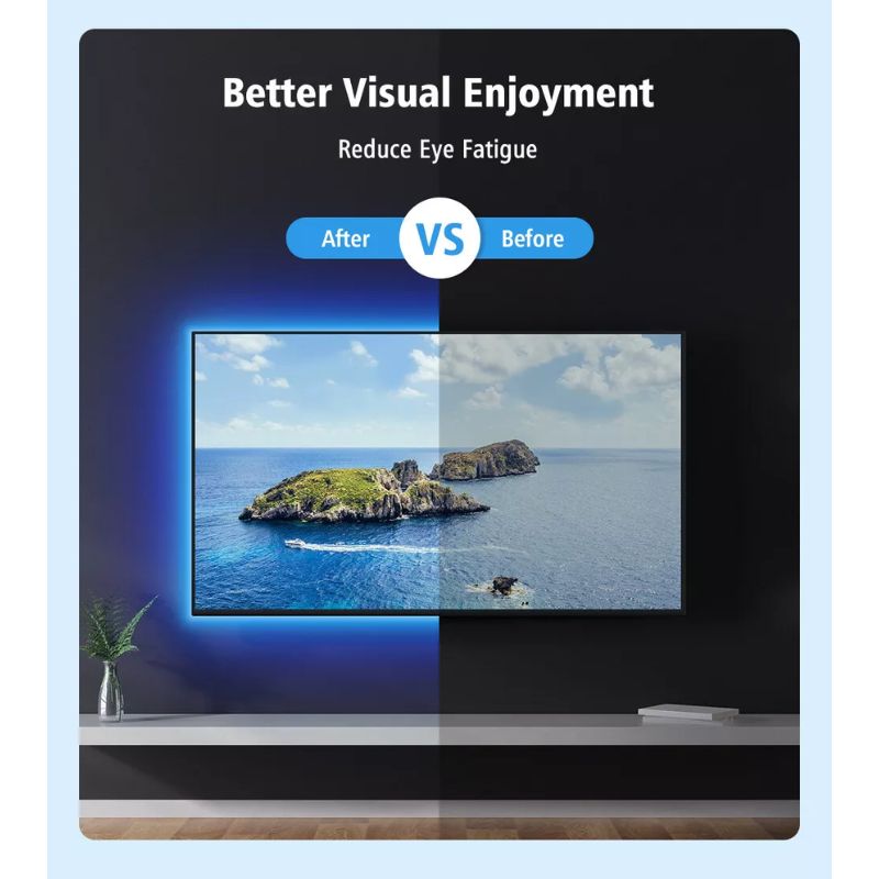 RGB Lighting TV LED Backlights USB Backlight Strip Gaming Stup - EdgeFollow
