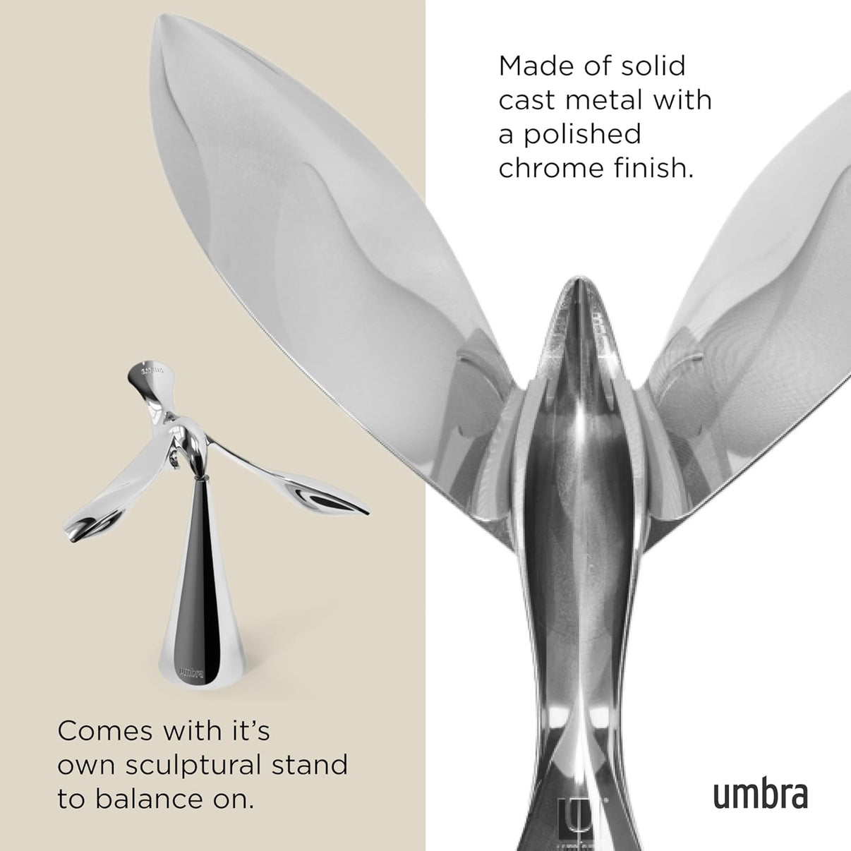 Tipsy Bottle Opener, Chrome Artistic Flying Bird Sculpture Gaming Setup Boy Gift - EdgeFollow