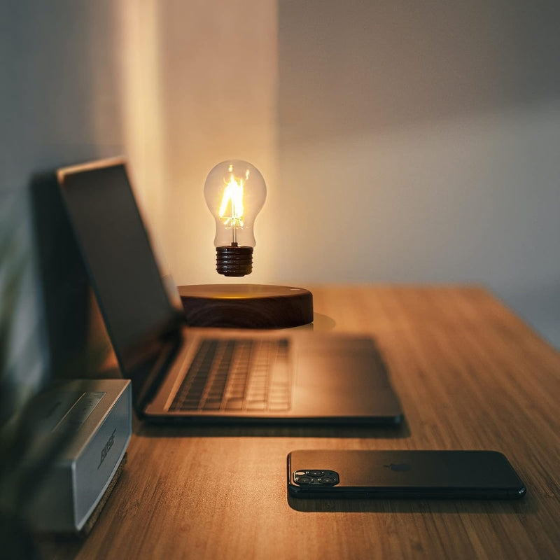Levitating Bulb Lamp Magnetic Floating LED Light Night Light Gaming Desktop Setup - EdgeFollow