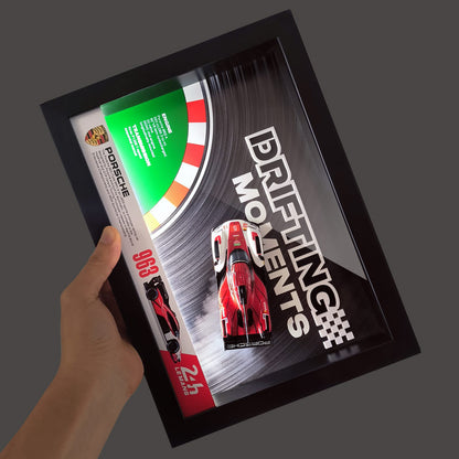 Mercedes-AMG & Porsche Drift Car Models – Le Mans 3D LED Frame Display