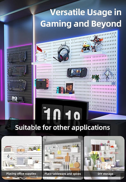 Revamp Your Space With A Versatile Pegboard Kit Gaming Setup - EdgeFollow