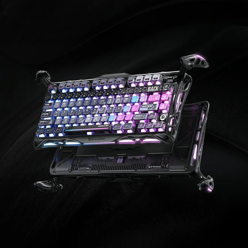 Gravastar Mercury K1 Pro 75% Wireless RGB Mechanical Gaming Keyboard Boy Gift - EdgeFollow