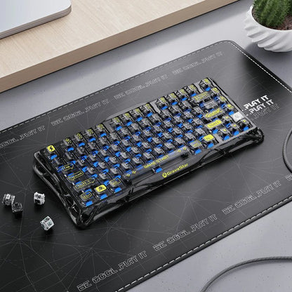 GravaStar Mercury K1 Lite 75% Wireless Mechanical Gaming Keyboard Gasket Hot Swappable Boy Gift - EdgeFollow