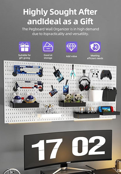 Revamp Your Space With A Versatile Pegboard Kit Gaming Setup - EdgeFollow