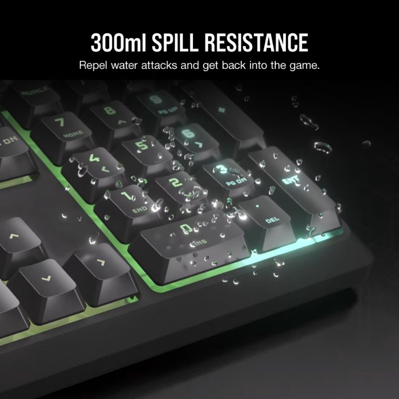 Corsair K55 CORE RGB Wired Membrane Gaming Keyboard - EdgeFollow