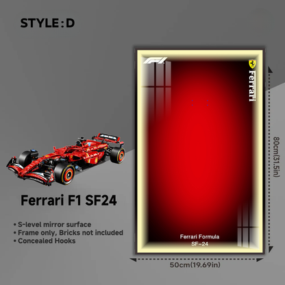 Car Display Frame For LEGO® TECHNIC™ Ferrari F1 SF24 42207