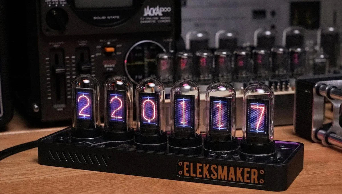 EleksMaker EleksTube IPS Pro GEN3 Limited Edition 6-Bit Digital Clock Gaming Desktop Setup for Gift - EdgeFollow