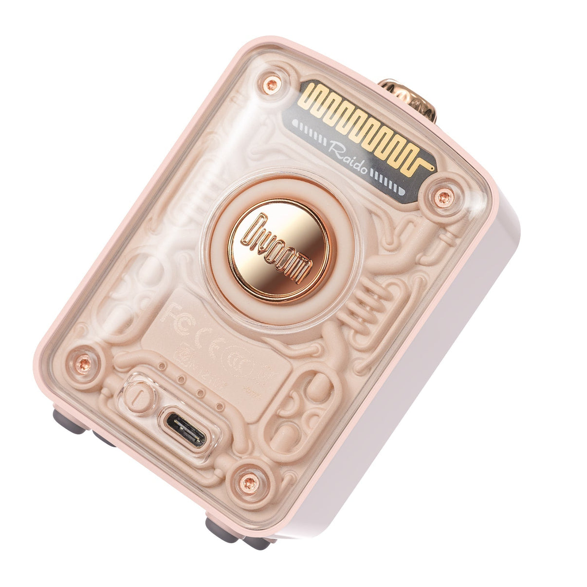 Divoom Fairy-OK Retro Mini Karaoke Bluetooth Speaker With Microphone Girl & Children Gift - EdgeFollow