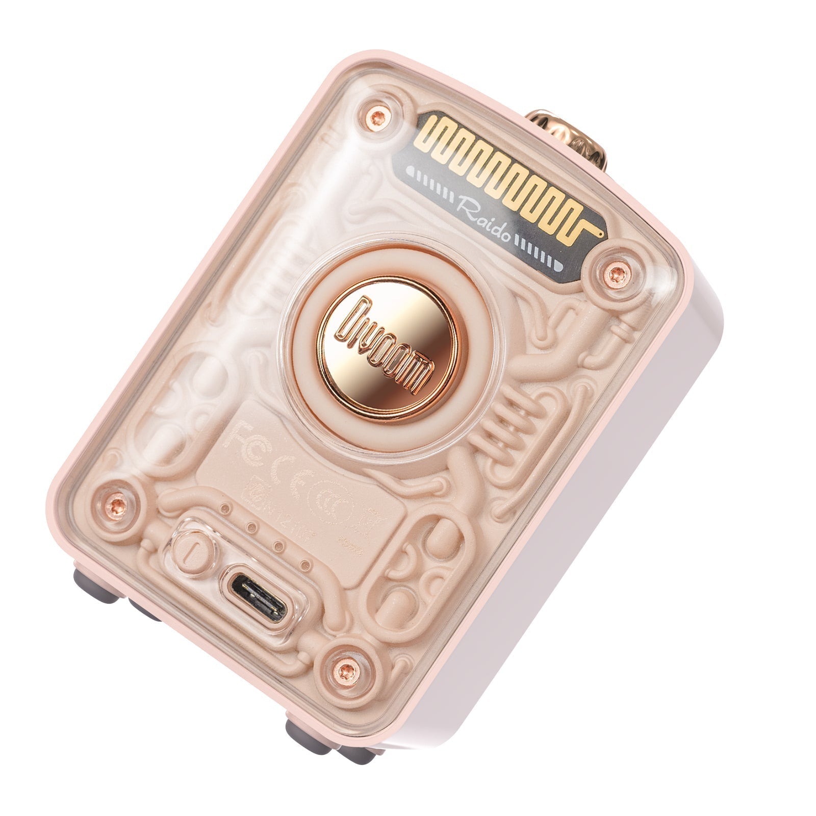 Divoom Fairy-OK Retro Mini Karaoke Bluetooth Speaker With Microphone Girl & Children Gift - EdgeFollow